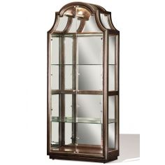 High end transitional styling display case