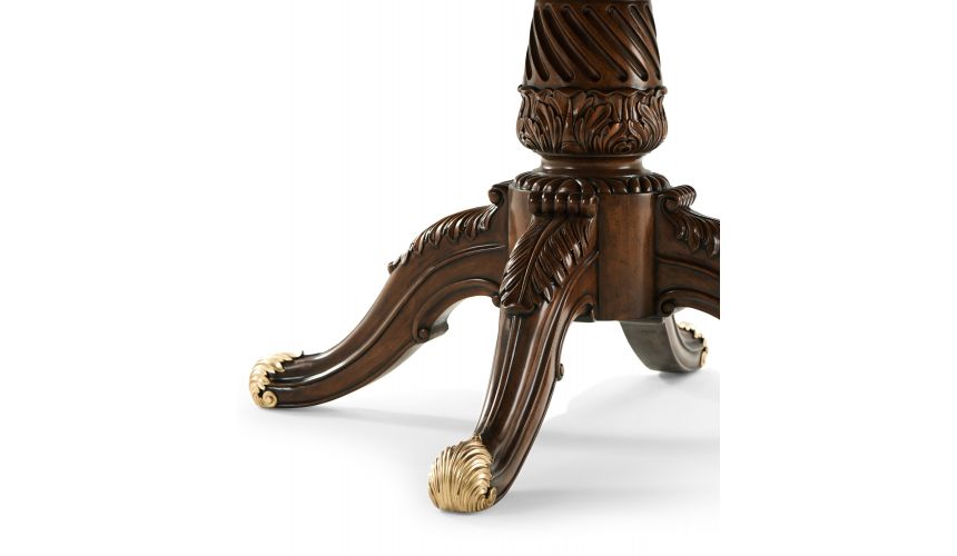 High end dining table rotary extending round to round 84