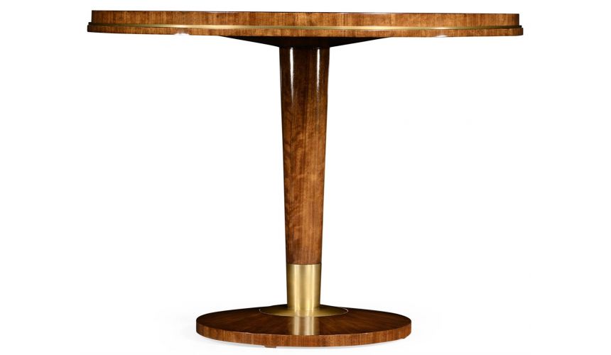 Hyedua wood circular centre table.