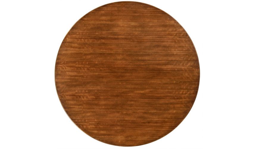 Hyedua wood circular centre table.
