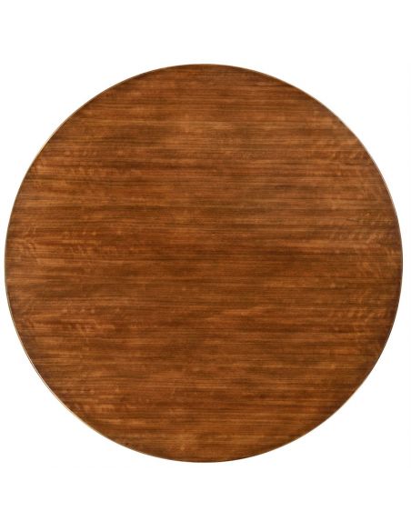 Hyedua wood circular centre table.