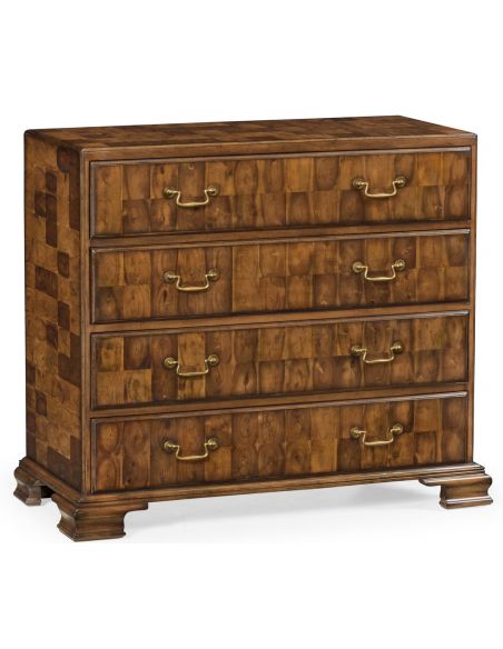 Luxury Furniture Walnut Chest Of Drawers