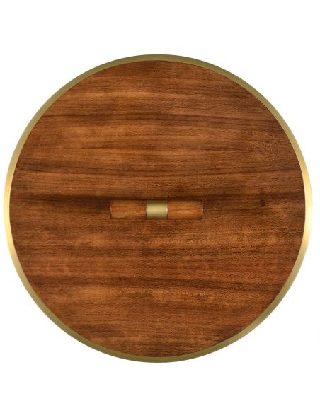 Hyedua wood side or drinks table.