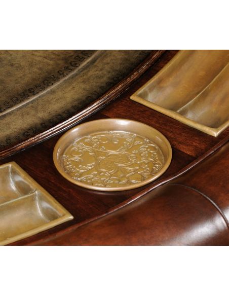 Game Card Tables & Game Chairs Mahogany poker table