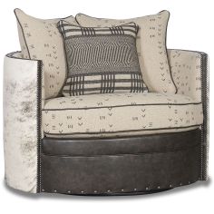 Stunning Forrest Night Swivel Armchair