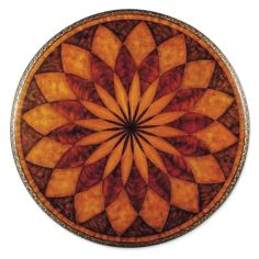 Striking Mahogany Carved Center Table 2