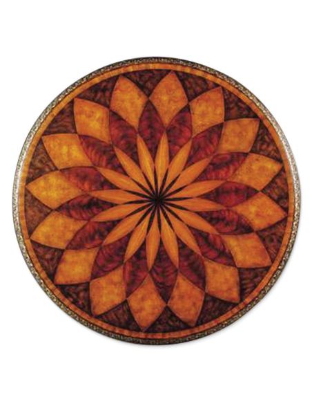 Striking Mahogany Carved Center Table
