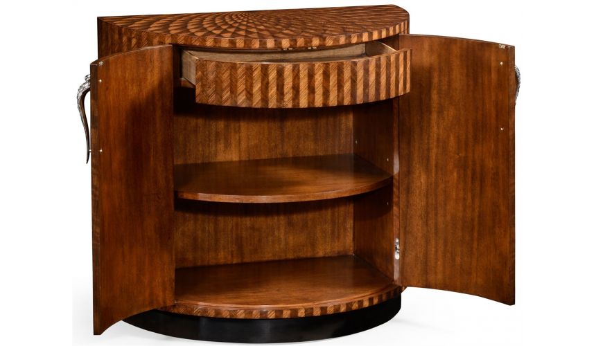 Scale inlay cocktail cabinet.