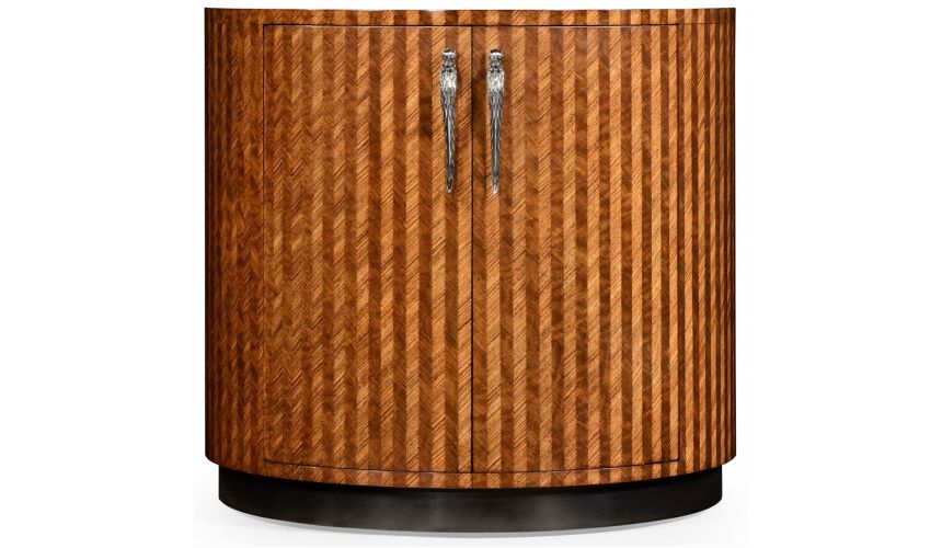Scale inlay cocktail cabinet.
