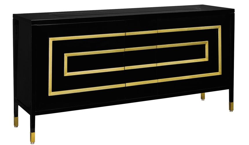 Art deco dining table with beautiful wooden inlay work