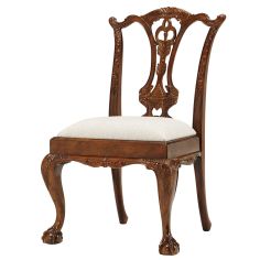 Mahogany and Brass Inlaid Twin Pedestal Dining Table