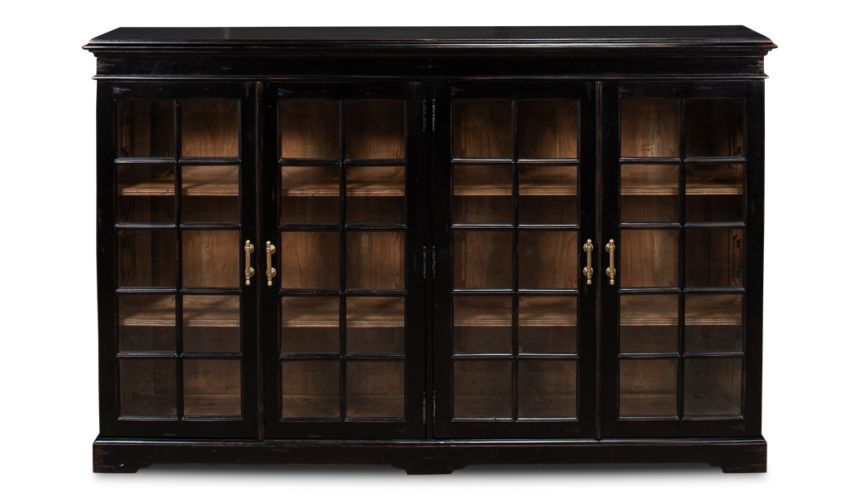 Console Table with Four Adjustable Shelves