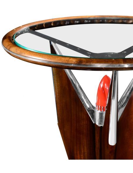 Tailfin side table