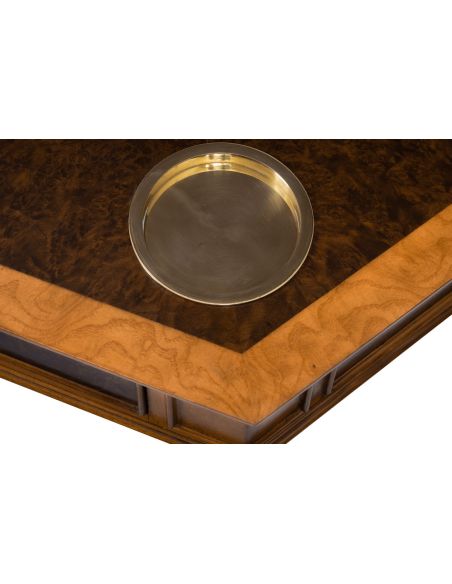 Luxurious Home Accents Hexagonal Game Table