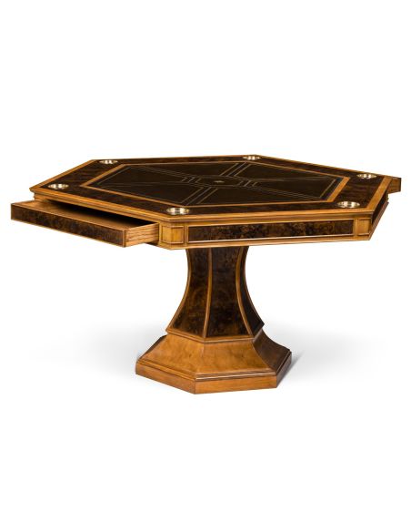 Luxurious Home Accents Hexagonal Game Table