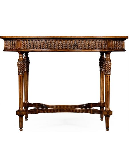 Napoleon III style circular centre table with fine inlay.