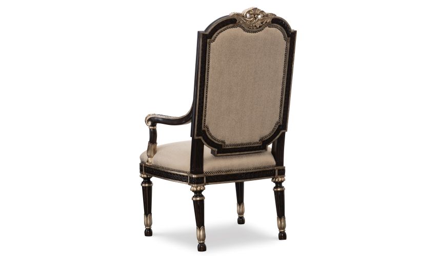 High end dining arm chair, dining room furniture