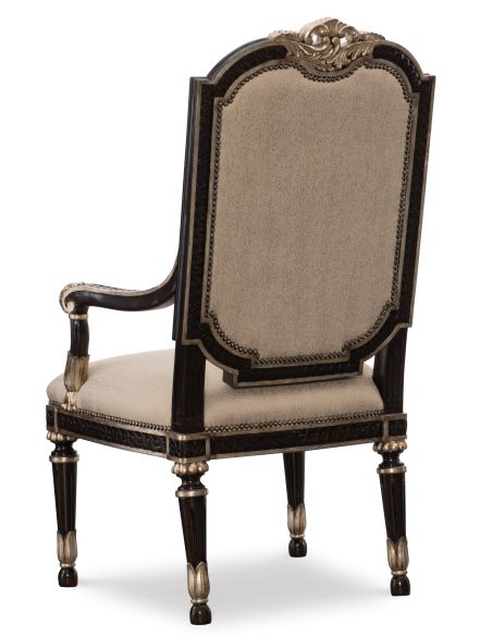 High end dining arm chair, dining room furniture