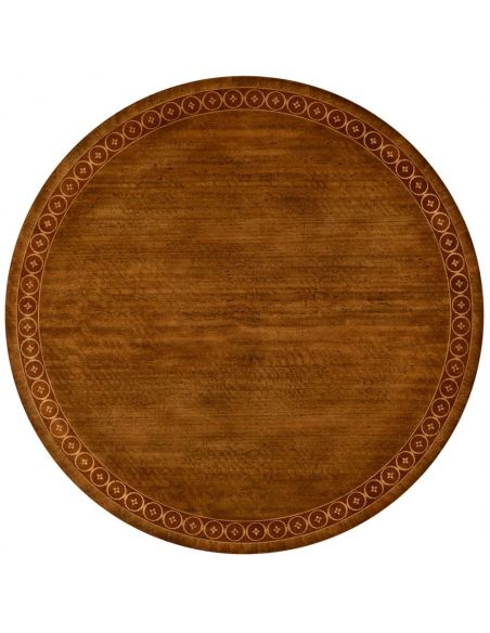 Napoleon III style circular centre table with fine inlay.