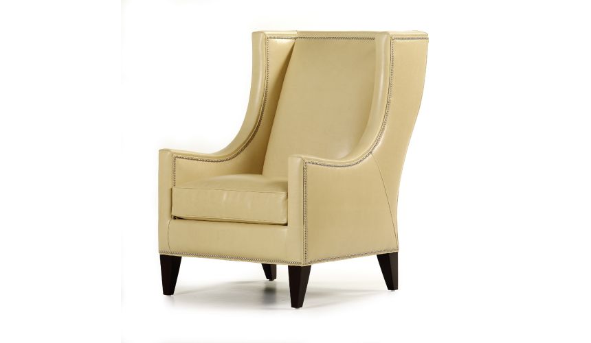 Modern animal print armchair