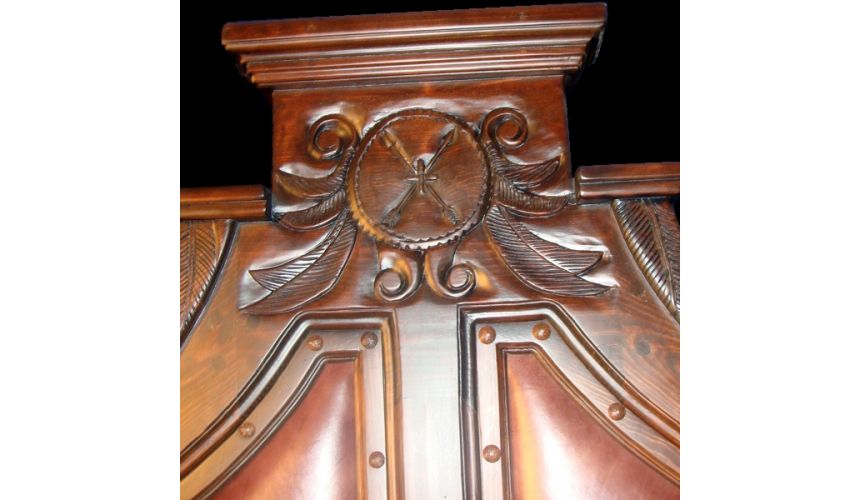 Queen and King Sized Beds Arrows and feathers, Indian Nation bed. High style western furniture. The best in western decor.