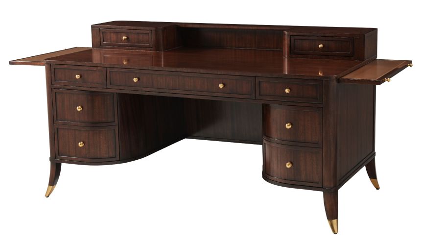 Executive desk with modern styling