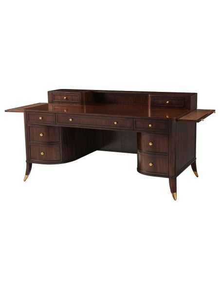 Executive desk with modern styling