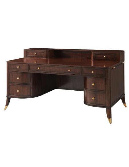 Executive desk with modern styling