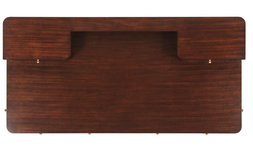 Executive desk with modern styling