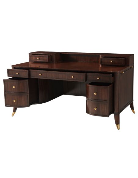 Executive desk with modern styling
