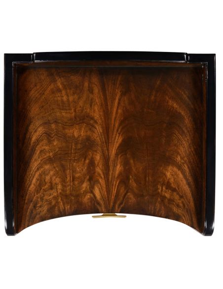 Biedermeier style mahogany bedside chest