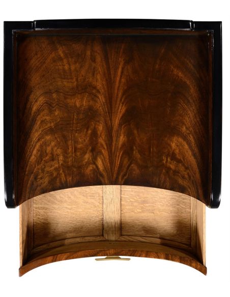 Biedermeier style mahogany bedside chest