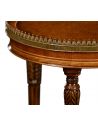 Napoleon III style lamp table with fine brass gallery