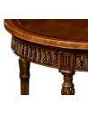 Napoleon III style round side table with fine inlay