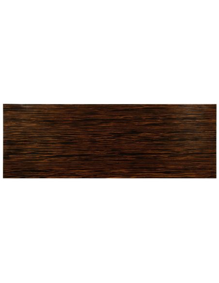 Faux macassar ebony & anthracite shagreen double chest.