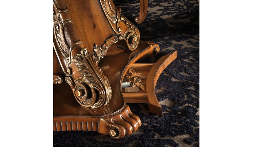 High end dining room table Italian furniture