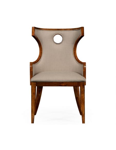 Greek revival Biedermeier mahogany armchair.