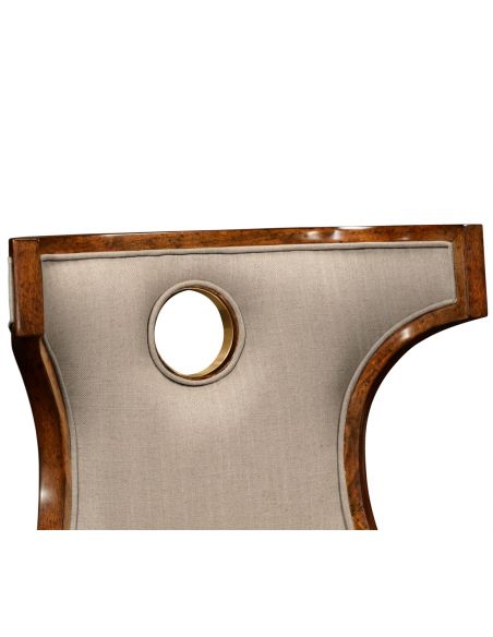 Greek revival Biedermeier mahogany armchair.
