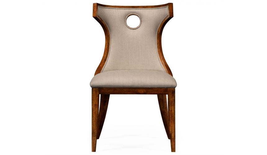 Greek revival Biedermeier mahogany side chair.