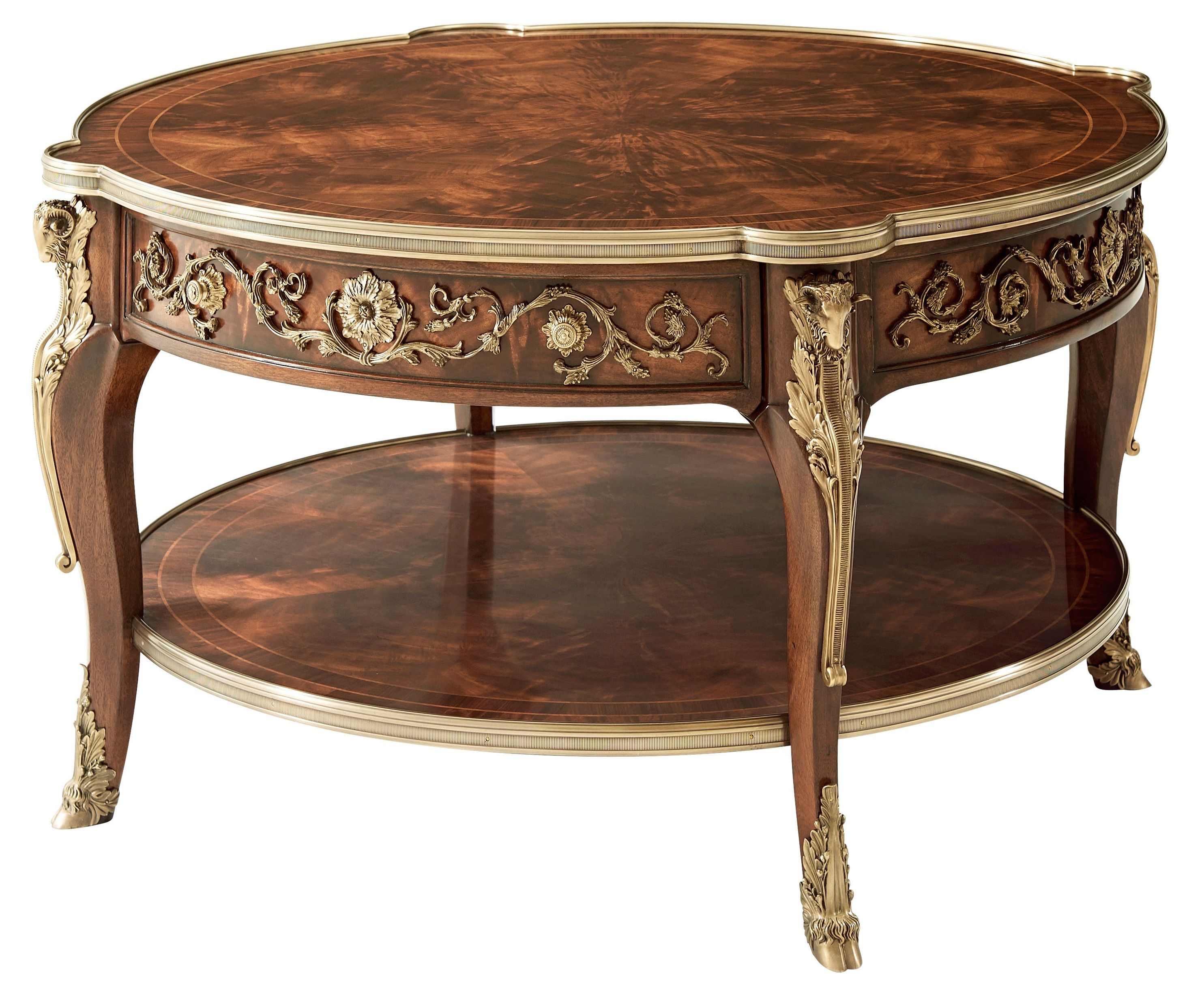 ROUND CAPITAL COCKTAIL TABLE