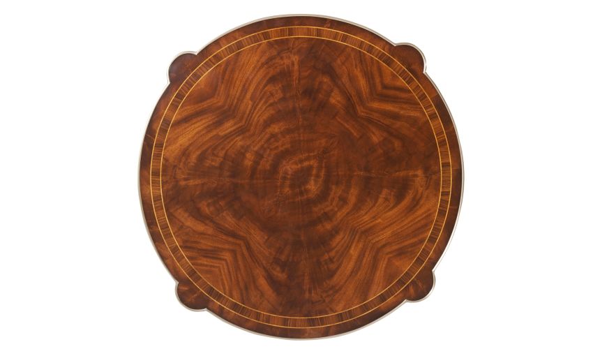 ROUND CAPITAL COCKTAIL TABLE