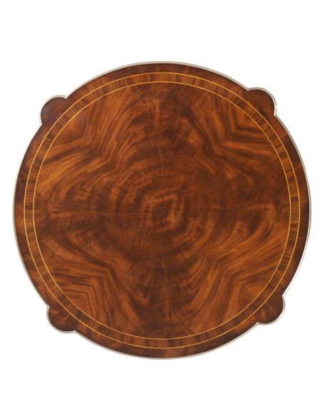 ROUND CAPITAL COCKTAIL TABLE