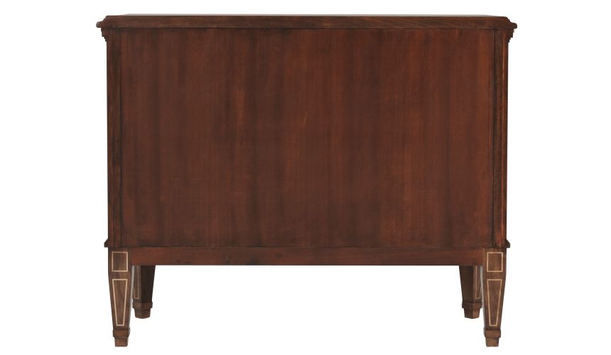 Classic details on chest of drawers