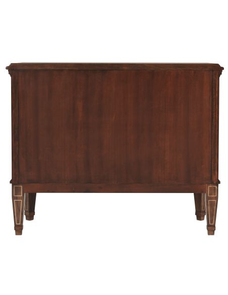 Classic details on chest of drawers