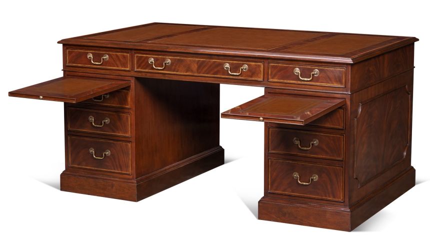 Crotch Mahogany Writing Desk Different 2