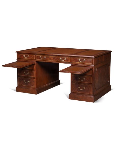 Crotch Mahogany Writing Desk Different 2
