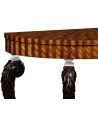 Console & Sofa Tables Semi circular console with feather inlay