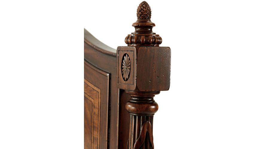 Formal bed with fine details