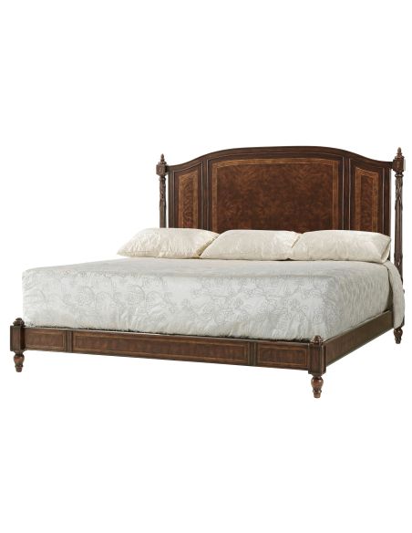 Formal bed with fine details