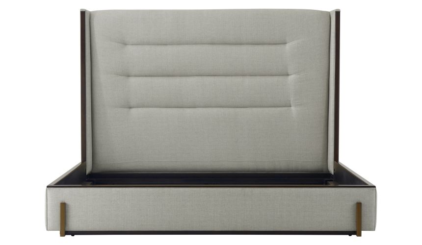 Modern upholstered master bed